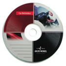 nadruk na CD - sitodruk - 5 kolorw - podkad srebrny matowy Pantone + CMYK