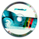 nadruk na CD - sitodruk - 5 kolorw - biay podkad z wybraniem + CMYK